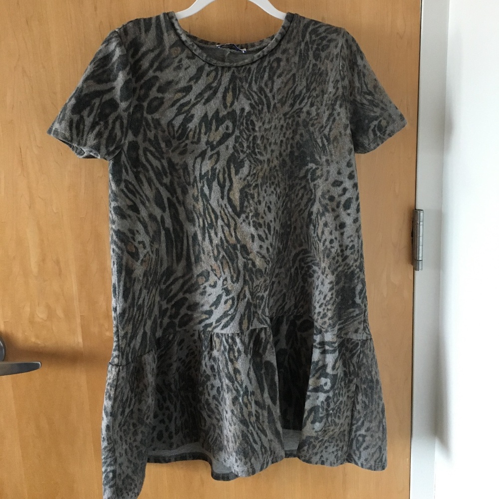 Zara Animal Print Dress